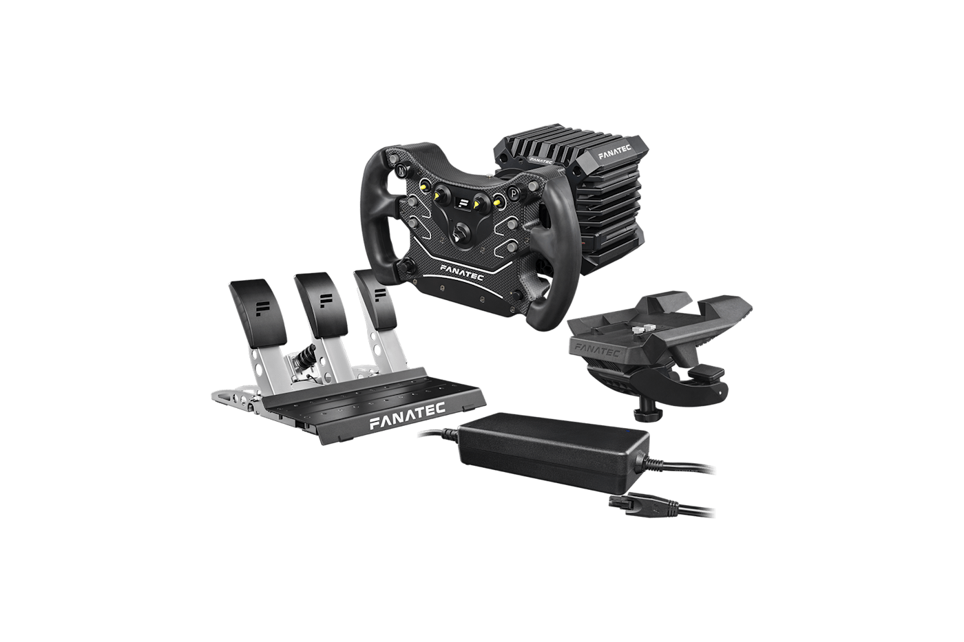 Fanatec Ready2Race wheelbase, wheel and pedal bundle